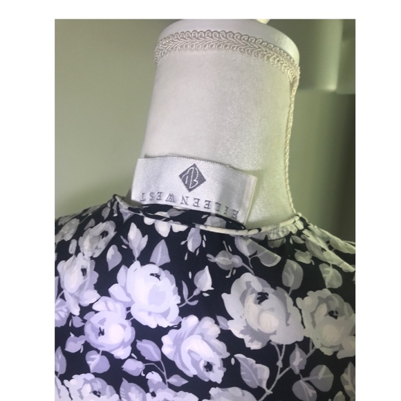 {Vintage} Floral Two Piece Top & Skirt Set - Picture 8 of 8